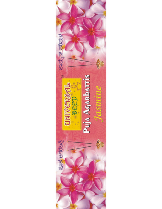 Universal Deep Jasmine Agarbatti-9" Long 36 Sticks